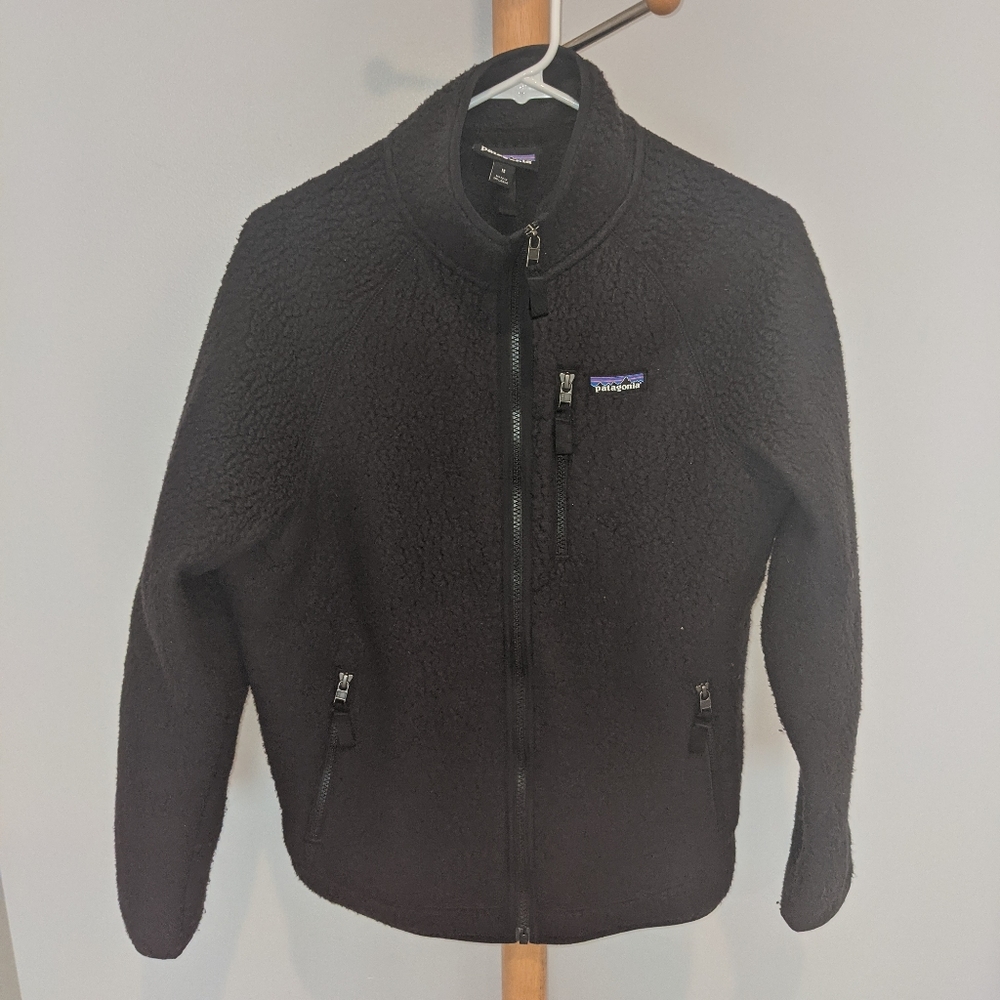 Patagonia full zip fuzzy jacket